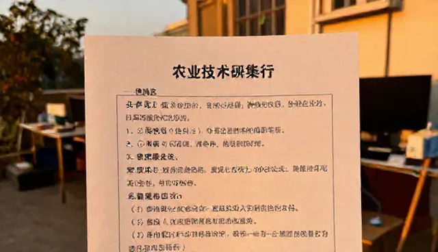 农业技术手册检查要点与质量影响分析